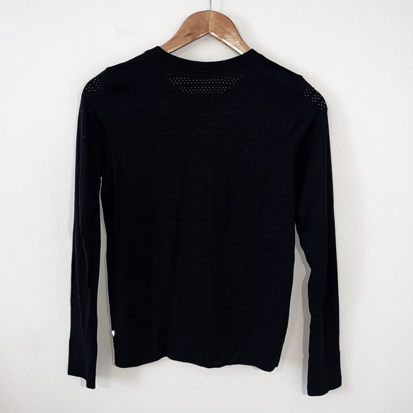 LULULEMON Breeze By Long Sleeve Squad Black Size 4/6 - Picture 5 of 7